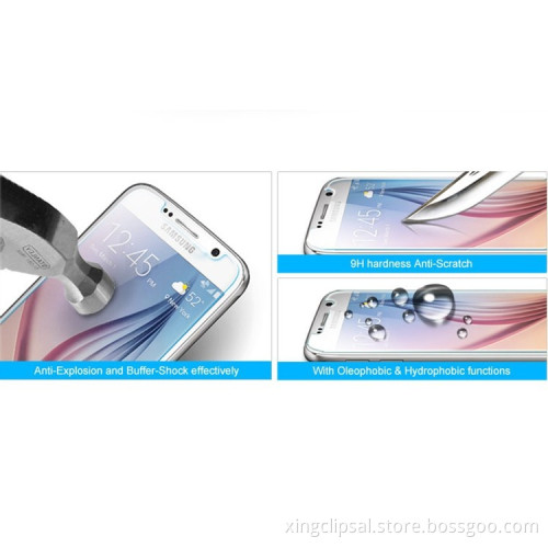 For samsung s6 tempered glass screen protector,9H,0.33mm,2.5D best quality!